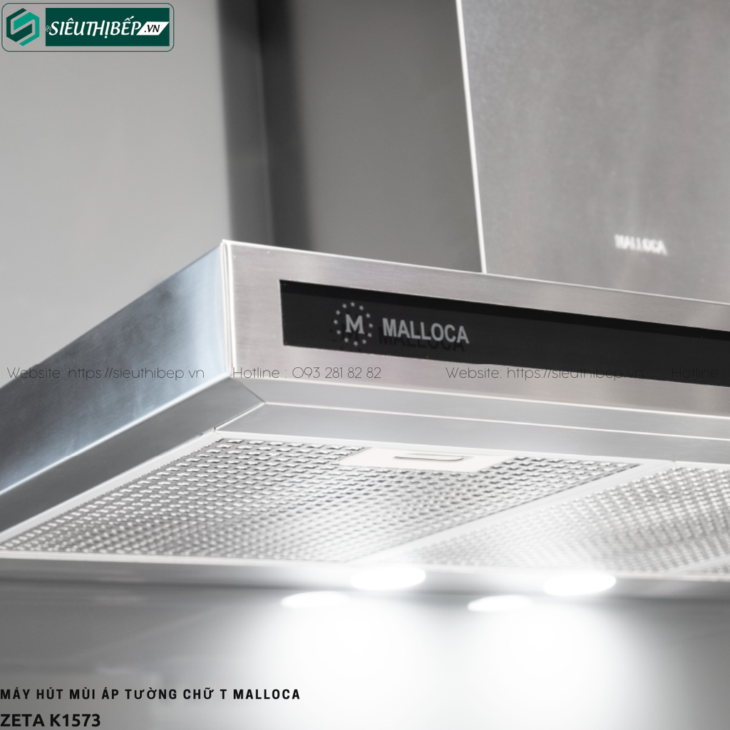 Máy hút mùi Malloca ZETA K1573 (Áp tường - Chữ T)