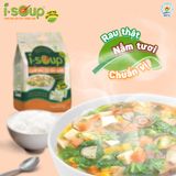  Canh Rau Củ Nấu Nấm Ăn Liền ISOUP 35g 05 Viên - Viên Canh Ăn Liền Sấy Thăng Hoa 