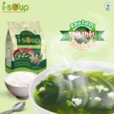  Canh Rong Biển Thịt Gà Ăn Liền ISOUP 42g 06 Viên - Viên Canh Ăn Liền Sấy Thăng Hoa 