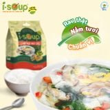  Canh Mây Ngũ Sắc Chay ISOUP 35g 05 Viên - Viên Canh Ăn Liền Sấy Thăng Hoa 