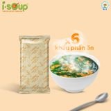  Canh Riêu Tôm Ăn Liền ISOUP 42g 06 Viên - Viên Canh Ăn Liền Sấy Thăng Hoa 