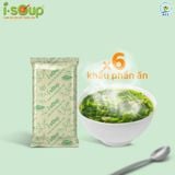  Canh Cải Xoong Nấu Thịt Ăn Liền ISOUP 42g 06 Viên- Viên Canh Ăn Liền Sấy Thăng Hoa 