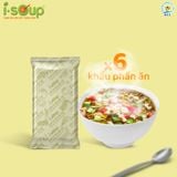  Canh Cải Chua Nấu Thịt Ăn Liền ISOUP 78g 06 viên - Viên Canh Ăn Liền Sấy Thăng Hoa 