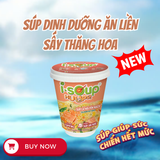  Súp Cá Hồi Yến Mạch Ăn Liền ISOUP HUUPS! Hũ 23G - Súp Ăn Liền Sấy Thăng Hoa 