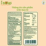  Canh Riêu Tôm Ăn Liền ISOUP 42g 06 Viên - Viên Canh Ăn Liền Sấy Thăng Hoa 