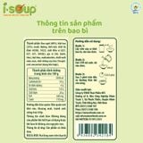  Canh Rau Ngót Thịt Bằm Ăn Liền ISOUP 54g 06 viên - Viên Canh Ăn Liền Sấy Thăng Hoa 