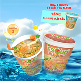  Combo 2 Súp Cá Hồi Yến Mạch Ăn Liền ISOUP HUUPS! Tặng 1 Súp Hải Sản - Súp Ăn Liền Sấy Thăng Hoa 