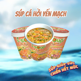  Combo 2 Súp Cá Hồi Yến Mạch Ăn Liền ISOUP HUUPS! Tặng 1 Súp Hải Sản - Súp Ăn Liền Sấy Thăng Hoa 