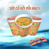  Súp Cá Hồi Yến Mạch Ăn Liền ISOUP HUUPS! Hũ 23G - Súp Ăn Liền Sấy Thăng Hoa 