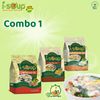  Combo 3 Túi Canh Chay ISOUP (Mây+ Súp Nấm + Rau Củ) - Canh Ăn Liền Sấy Thăng Hoa 