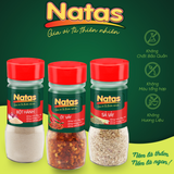  Combo gia vị tiện dụng Natas: Bột hành hũ 60g + Ớt vảy hũ 50g + Sả vảy hũ 40g 