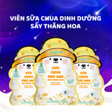  Sữa Chua Sấy Thăng Hoa IYaua Gấu Hạt Nút Vị PHÔ MAI Túi 16G - Snack Ăn Vặt Sấy Thăng Hoa 
