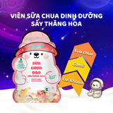  Sữa Chua Sấy Thăng Hoa IYaua Gấu Hạt Nút Vị Đào Túi 16G - Snack Ăn Vặt Sấy Thăng Hoa 