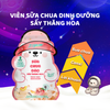  IYaua Sữa Chua Sấy Thăng Hoa Gấu Hạt Nút Vị Đào - Túi 16G 