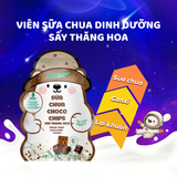  Sữa Chua Sấy Thăng Hoa IYaua Gấu Hạt Nút Vị CHOCO CHIPS Túi 16G - Snack Ăn Vặt Sấy Thăng Hoa 