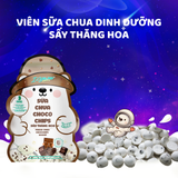  Sữa Chua Sấy Thăng Hoa IYaua Gấu Hạt Nút Vị CHOCO CHIPS Túi 16G - Snack Ăn Vặt Sấy Thăng Hoa 