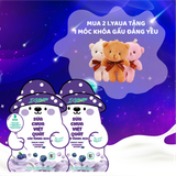  [Mua 2 tặng 1 Móc Khóa Gấu] Sữa Chua Sấy Thăng Hoa IYaua Gấu Hạt Nút Vị Việt Quất Túi 16G - Snack Ăn Vặt Sấy Thăng Hoa 