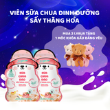  Sữa Chua Sấy Thăng Hoa IYaua Gấu Hạt Nút Vị Đào Túi 16G - Snack Ăn Vặt Sấy Thăng Hoa 