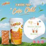  [COMBO 3 LY + TẶNG TÚI] iChill Trà Đào Cam Sả Nước Thanh Nhiệt Sấy Thăng Hoa Từ Trái Cây Tự Nhiên 