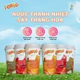  [COMBO 6 LY MIX + TẶNG 1 XÔ ĐÁ + 1 TÚI] iChill Trà Đào Cam Sả + Dâu Tây Atiso Đỏ + Sâm Long Nhãn Nấm Tuyết Hạt Chia Nước Thanh Nhiệt Sấy Thăng Hoa Từ Trái Cây Tự Nhiên 