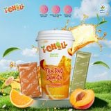  [COMBO 6 LY MIX + TẶNG 1 XÔ ĐÁ + 1 TÚI] iChill Trà Đào Cam Sả + Dâu Tây Atiso Đỏ + Sâm Long Nhãn Nấm Tuyết Hạt Chia Nước Thanh Nhiệt Sấy Thăng Hoa Từ Trái Cây Tự Nhiên 