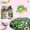  Canh Rau Tập Tàng Nấm Rơm Ăn Liền ISOUP 35g 05 Viên - Viên Canh Ăn Liền Sấy Thăng Hoa 