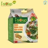  [NEW] Combo 3 Túi Canh Ăn Liền ISOUP Mới - Viên Canh Ăn Liền Sấy Thăng Hoa 