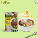 Canh Gà Lá Giang Ăn Liền ISOUP 72g 06 Viên - Viên Canh Ăn Liền Sấy Thăng Hoa 