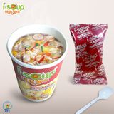  Súp Gà Táo Đỏ Ăn Liền ISOUP HUUPS! Hũ 12G - Súp Ăn Liền Sấy Thăng Hoa 
