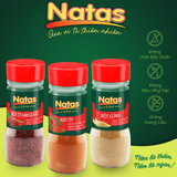  Combo làm Kim chi Natas: Bột ớt Hàn Quốc hũ 45g + Bột gừng hũ 40g + Bột ớt hũ 45g 