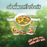  Combo Mua 2 Súp Nấm Tuyết Tóc Tiên Tặng 1 Súp Nấm Yến Mạch - Súp Ăn Liền Sấy Thăng Hoa 