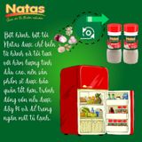  Combo gia vị ướp Natas phong cách Châu Âu: Bột hành hũ 60g + Ớt vảy hũ 50g + Tiêu sọ xay hũ 55g 