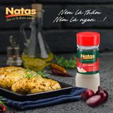  Combo gia vị ướp Natas phong cách Châu Âu: Bột hành hũ 60g + Ớt vảy hũ 50g + Tiêu sọ xay hũ 55g 