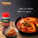  Combo Gia Vị Ướp Nướng Hải Sản Natas: Bột tỏi hũ 65g + Bột ớt hũ 45g  + Muối sả ớt hũ 60g 