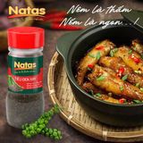  Combo Gia Vị Ướp Nướng Hải Sản Natas: Bột tỏi hũ 65g + Bột ớt hũ 45g  + Muối sả ớt hũ 60g 