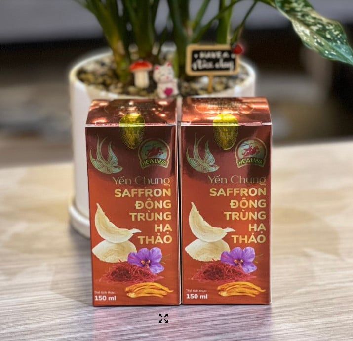  Yến Chưng Saffron Đông Trùng Hạ Thảo (150ml) 