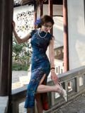  Sườn Xám Lụa Dài 
