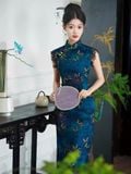  Sườn Xám Lụa Dài 