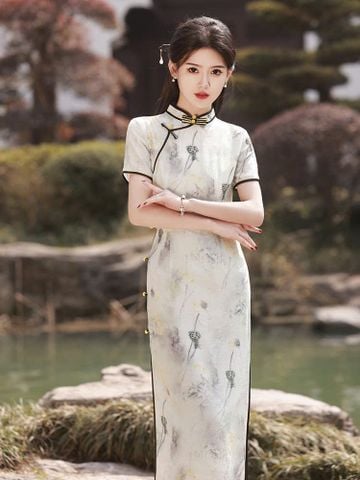  SƯỜN XÁM LỤA DÀI VIỀN ĐEN 