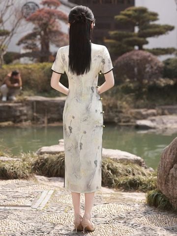  SƯỜN XÁM LỤA DÀI VIỀN ĐEN 