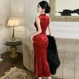  SƯỜN XÁM NHUNG ĐỎ DÀI 