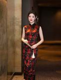  Sườn Xám Lụa Dài 