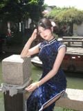  Sườn xám dài Thanh Uyển 
