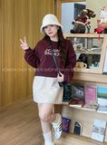  Áo Sweater Nữ HH Crop JCHUNG Mã 33150 