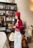  Quần jean ống rộng chuẩn form 2 túi xéo mã 66136 