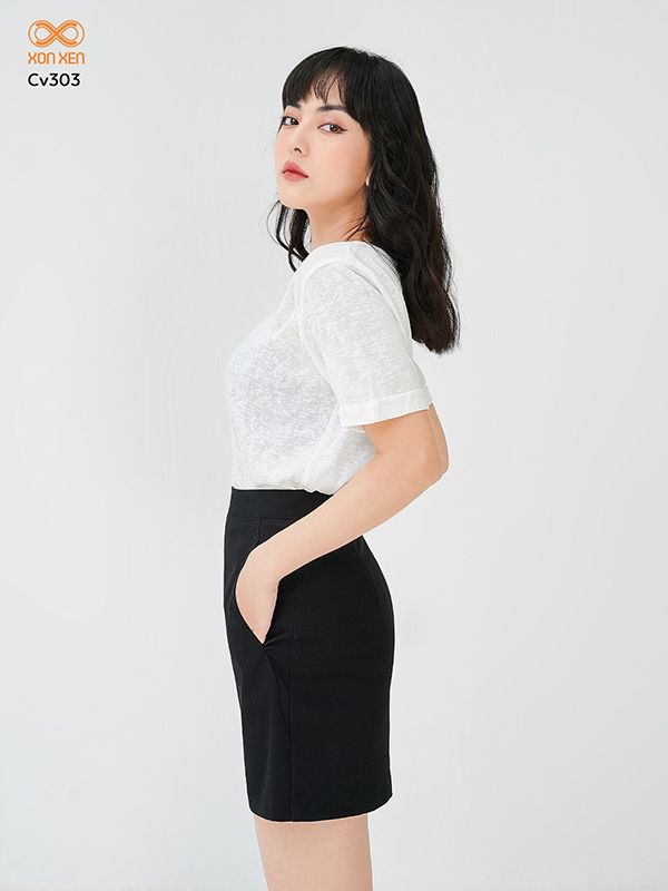  Chân Váy Chữ A Công Sở Lên Form Cực Chuẩn Size S M L Mã 030 