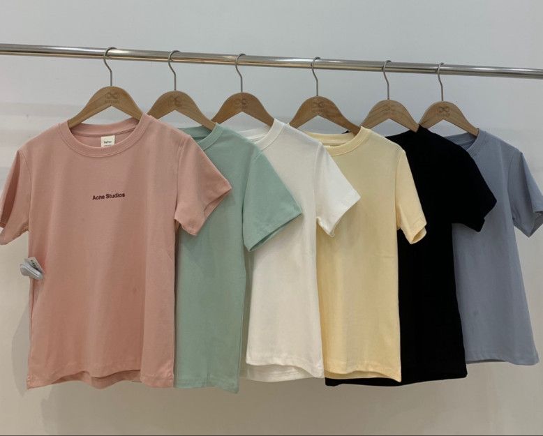  Áo Thun From Vừa In Chữ Acne Studios Mã F840 