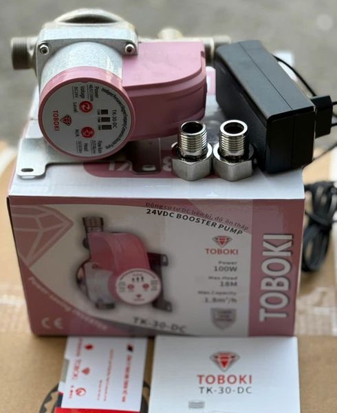 Máy bơm tăng áp Mini Toboki 100W, Máy bơm Mini Toboki tự động 100W, Máy bơm thông minh Mini Toboki