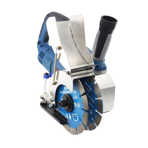 Máy cắt rãnh tường 2 lưỡi Caowang SK1563, Máy tạo rãnh 2 lưỡi, Máy cắt rãnh 2 lưỡi 156mm, Cắt rãnh ống điện, Cắt rãnh ống nước 2 lưỡi