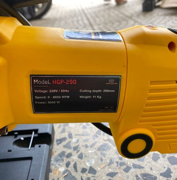 Máy cắt vòng bê tông HGP 290, Máy cắt vòng tường, Máy cưa bê tông vòng